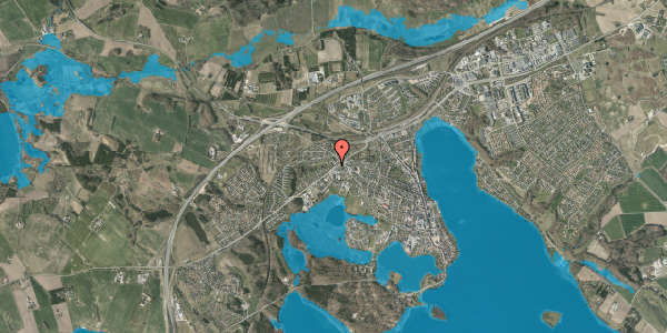 Oversvømmelsesrisiko fra vandløb på Mosevangen 1, 2. th, 8660 Skanderborg