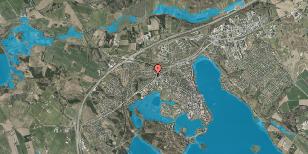 Oversvømmelsesrisiko fra vandløb på Mosevangen 7, st. tv, 8660 Skanderborg