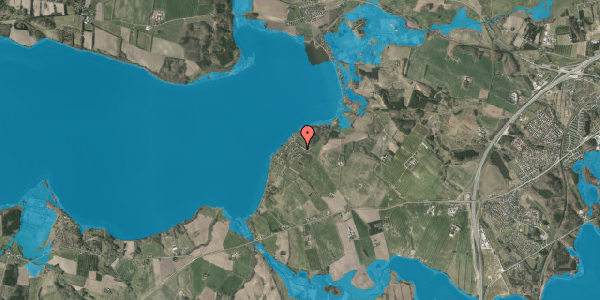 Oversvømmelsesrisiko fra vandløb på Mossøhøj 3, 8660 Skanderborg