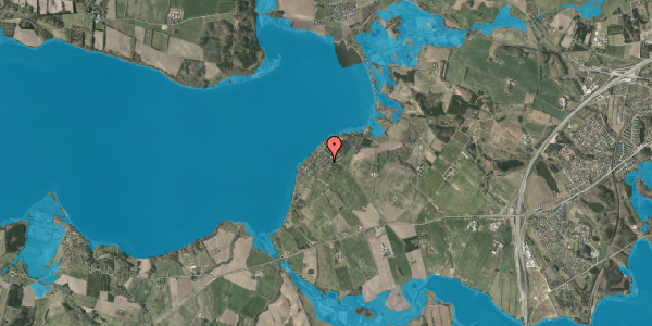 Oversvømmelsesrisiko fra vandløb på Mossøhøj 7, 8660 Skanderborg