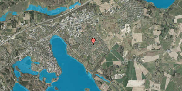 Oversvømmelsesrisiko fra vandløb på Mursejlervej 7, 8660 Skanderborg