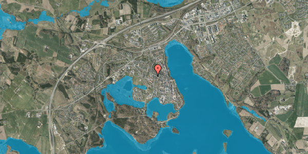 Oversvømmelsesrisiko fra vandløb på Møllebakken 19, 8660 Skanderborg