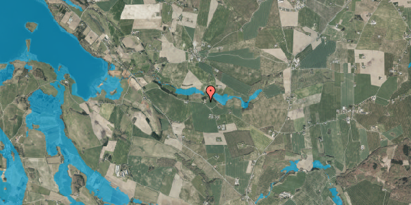 Oversvømmelsesrisiko fra vandløb på Møltoftvej 9, 8660 Skanderborg