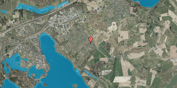 Oversvømmelsesrisiko fra vandløb på Mårvej 12, 8660 Skanderborg