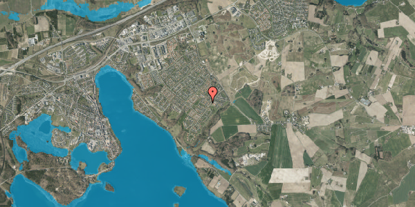 Oversvømmelsesrisiko fra vandløb på Mårvej 21, 8660 Skanderborg