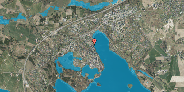 Oversvømmelsesrisiko fra vandløb på Mindet 3, 2. th, 8660 Skanderborg