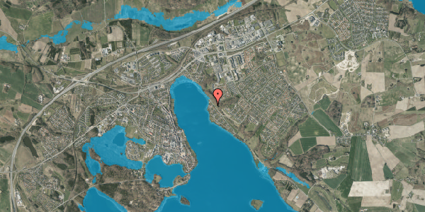 Oversvømmelsesrisiko fra vandløb på Næsset 1, 8660 Skanderborg
