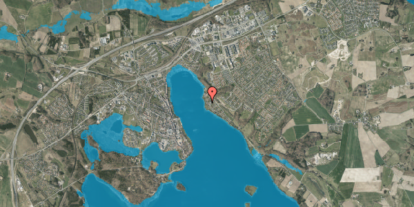Oversvømmelsesrisiko fra vandløb på Næsset 22, 8660 Skanderborg