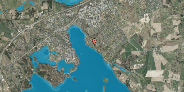 Oversvømmelsesrisiko fra vandløb på Næsset 23, 8660 Skanderborg