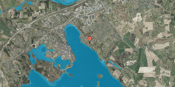 Oversvømmelsesrisiko fra vandløb på Næsset 25, 8660 Skanderborg