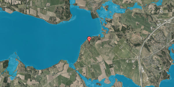 Oversvømmelsesrisiko fra vandløb på Olesbjerg 8, 8660 Skanderborg