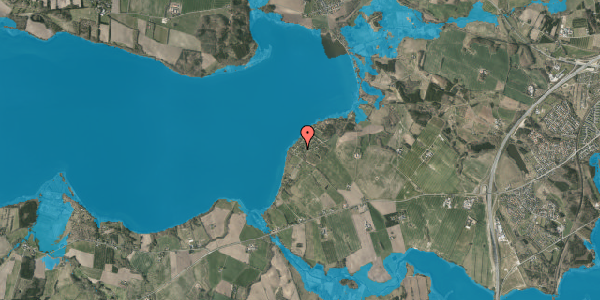 Oversvømmelsesrisiko fra vandløb på Olesbjerg 16, 8660 Skanderborg