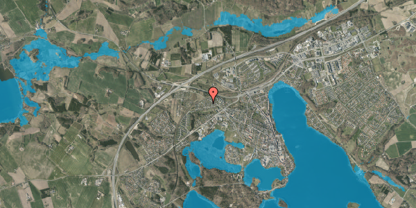 Oversvømmelsesrisiko fra vandløb på Ottestoften 9, 8660 Skanderborg