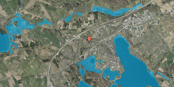 Oversvømmelsesrisiko fra vandløb på Ottestoften 16, 8660 Skanderborg