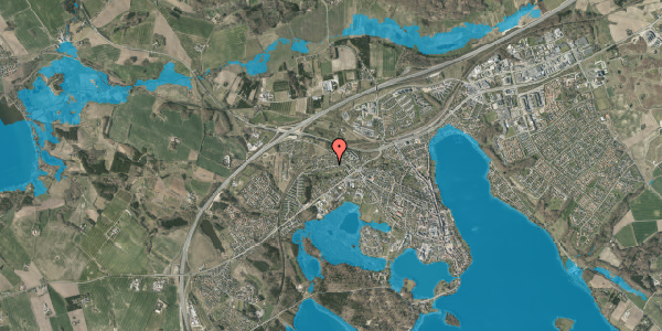 Oversvømmelsesrisiko fra vandløb på Ottestoften 17, 8660 Skanderborg