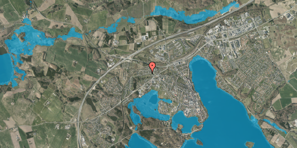 Oversvømmelsesrisiko fra vandløb på Ottestoften 48, 8660 Skanderborg