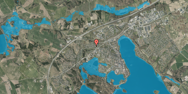 Oversvømmelsesrisiko fra vandløb på Ottestoften 56, 8660 Skanderborg