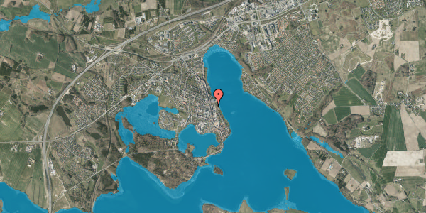 Oversvømmelsesrisiko fra vandløb på Parkvej 7D, 8660 Skanderborg