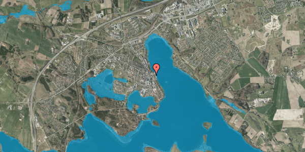 Oversvømmelsesrisiko fra vandløb på Parkvej 11, 8660 Skanderborg