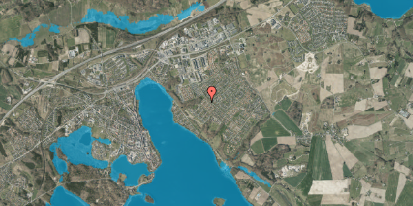 Oversvømmelsesrisiko fra vandløb på Pilevej 2, 8660 Skanderborg