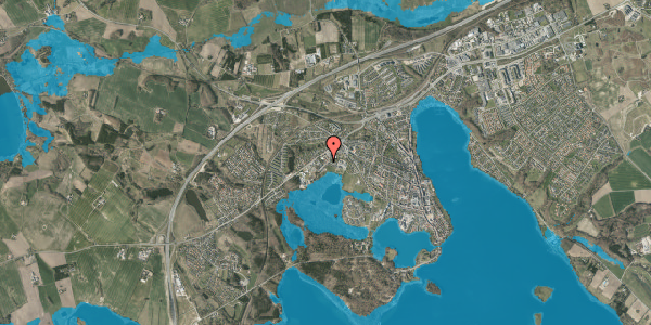 Oversvømmelsesrisiko fra vandløb på Plantagevej 4, 8660 Skanderborg