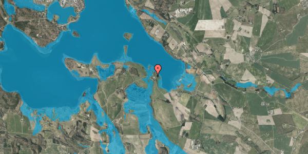 Oversvømmelsesrisiko fra vandløb på Ringklostervej 16, 8660 Skanderborg