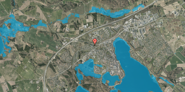 Oversvømmelsesrisiko fra vandløb på Ryparken 2, 2. tv, 8660 Skanderborg