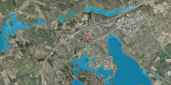 Oversvømmelsesrisiko fra vandløb på Ryparken 10, 1. th, 8660 Skanderborg