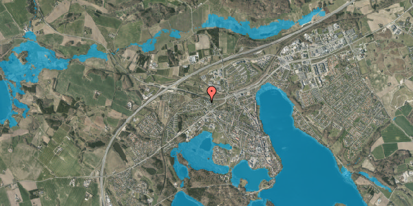 Oversvømmelsesrisiko fra vandløb på Ryparken 11, kl. 9, 8660 Skanderborg