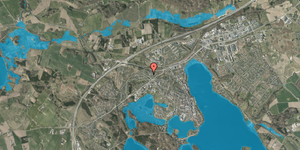 Oversvømmelsesrisiko fra vandløb på Ryparken 14, 1. th, 8660 Skanderborg