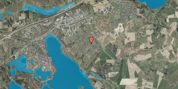 Oversvømmelsesrisiko fra vandløb på Rypevej 1, 8660 Skanderborg