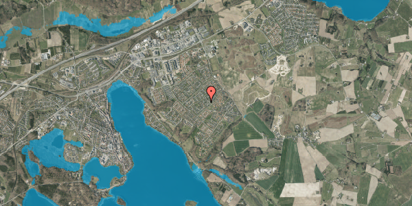 Oversvømmelsesrisiko fra vandløb på Rypevej 6, 8660 Skanderborg