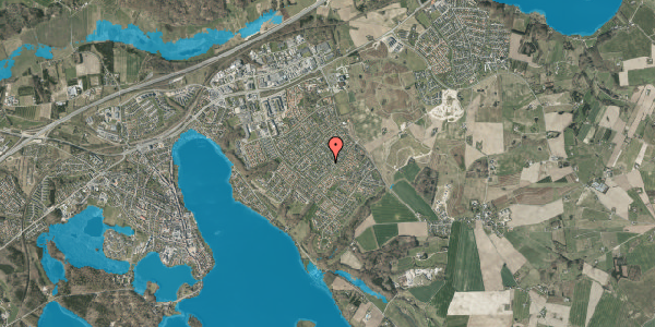 Oversvømmelsesrisiko fra vandløb på Rypevej 8, 8660 Skanderborg