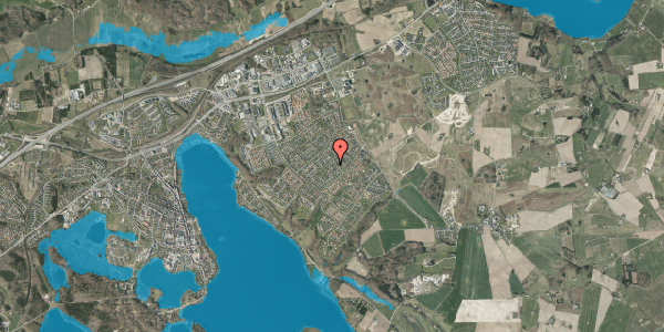 Oversvømmelsesrisiko fra vandløb på Rypevej 10, 8660 Skanderborg
