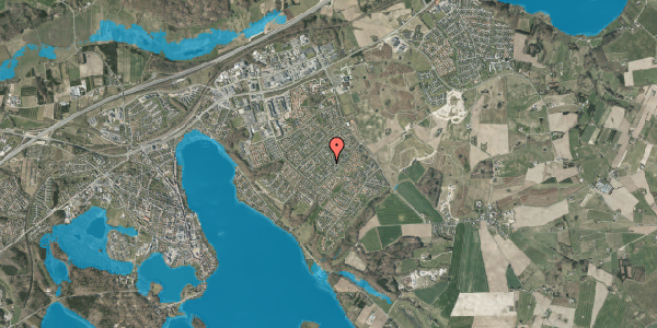 Oversvømmelsesrisiko fra vandløb på Rypevej 13, 8660 Skanderborg