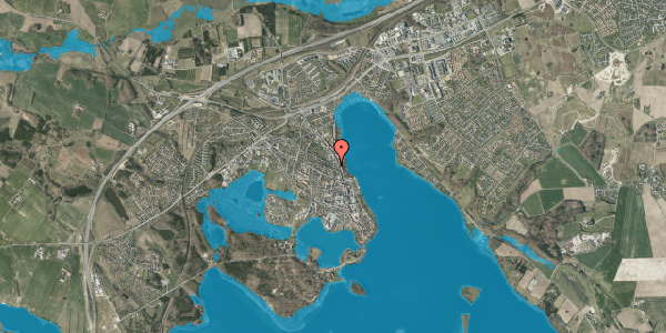 Oversvømmelsesrisiko fra vandløb på Skanderupgade 5, st. , 8660 Skanderborg