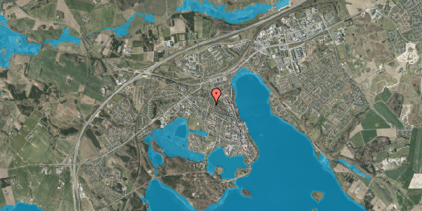 Oversvømmelsesrisiko fra vandløb på Skanderupgade 48, 8660 Skanderborg