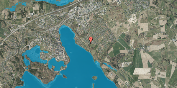 Oversvømmelsesrisiko fra vandløb på Skovbrynet 2, 8660 Skanderborg