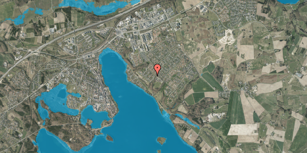 Oversvømmelsesrisiko fra vandløb på Skovbrynet 11, 8660 Skanderborg