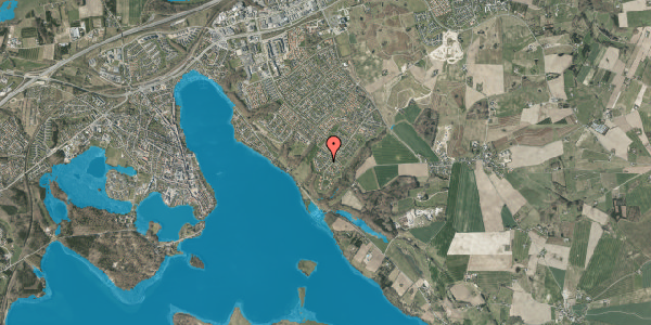 Oversvømmelsesrisiko fra vandløb på Skovkanten 29, 8660 Skanderborg