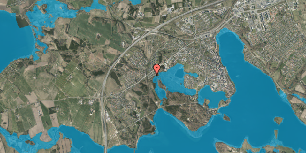 Oversvømmelsesrisiko fra vandløb på Skovparken 33, 8660 Skanderborg