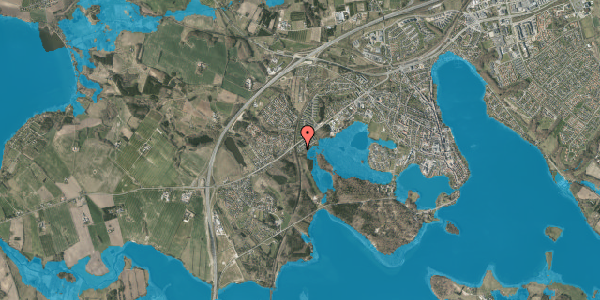 Oversvømmelsesrisiko fra vandløb på Skovparken 45, 8660 Skanderborg