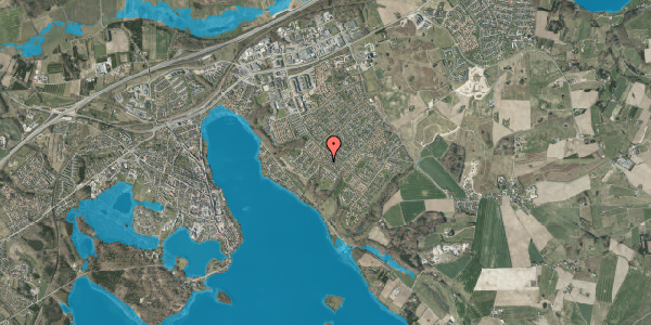 Oversvømmelsesrisiko fra vandløb på Skovsvinget 4D, 8660 Skanderborg
