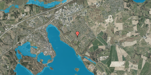 Oversvømmelsesrisiko fra vandløb på Skovsvinget 4F, 8660 Skanderborg