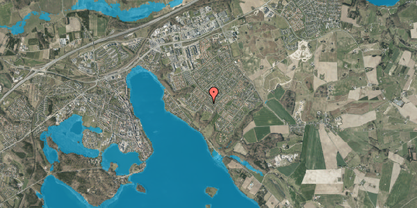 Oversvømmelsesrisiko fra vandløb på Skovsvinget 4G, 8660 Skanderborg