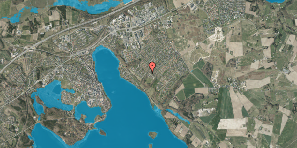 Oversvømmelsesrisiko fra vandløb på Skovsvinget 8, st. tv, 8660 Skanderborg
