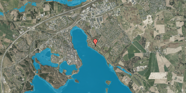 Oversvømmelsesrisiko fra vandløb på Slåenvænget 3, 8660 Skanderborg