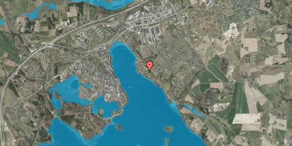 Oversvømmelsesrisiko fra vandløb på Slåenvænget 4, 8660 Skanderborg
