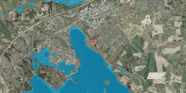 Oversvømmelsesrisiko fra vandløb på Slåenvænget 6, 8660 Skanderborg