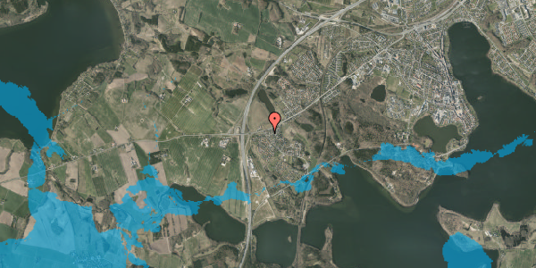 Oversvømmelsesrisiko fra vandløb på Smedetoften 2A, 8660 Skanderborg